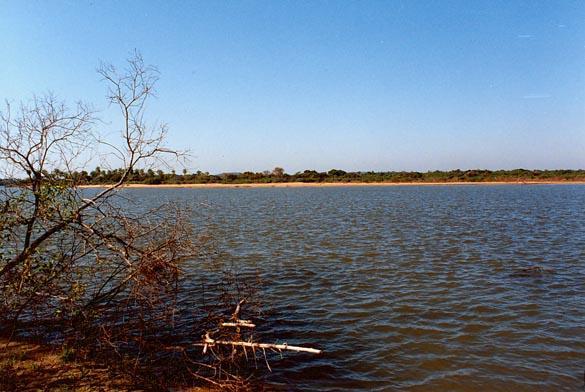 El Río Apa, frontera entre Brasil y Paraguay.
