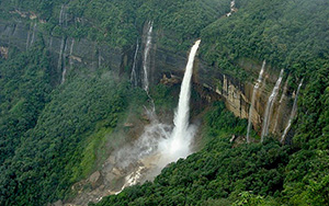 The wettest spot on Earth: Cherrapunji, Maghalaya, India