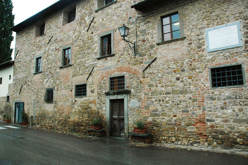 Casa di Machiavelli in Sant'Andrea in Percusina vicino Firenze, in Italia, l'edificio risale al  XVI secolo. Qui Machiavelli scrisse' 'Il Principe