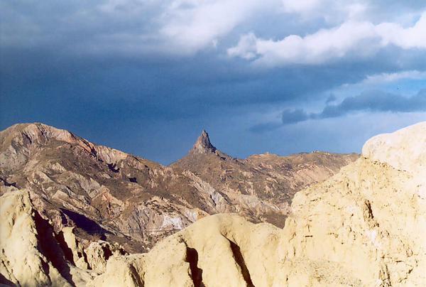 The Devil's Tooth Peak, near La Paz, Bolivia