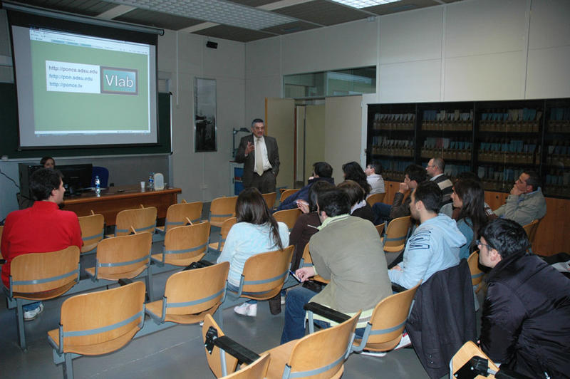 Dr. Victor M. Ponce lecturing at the 
Università degli Studi di Salerno, Campania, Italy