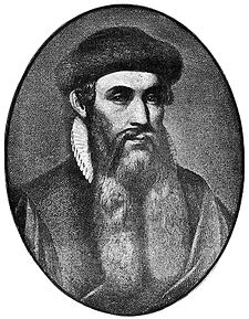 Johannes Gutenberg, inventor of the printing press
